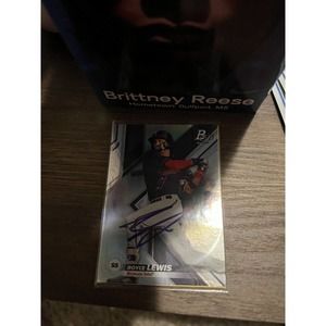 Minnesota Twins Royce Lewis Bowman Platinum Auto In-Person Signature